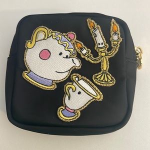 Stoney Clover Lane black noir mini pouch disney princess patches